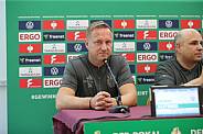 Pressekonferenz 1.Runde DFB Pokal BFC Dynamo - VFL Bochum