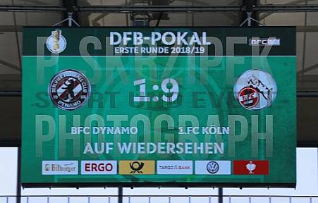 BFC Dynamo - 1.FC Köln ,1.Runde DFB Pokal