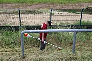 Arbeitseinsatz im Sportforum Berlin im Stadion