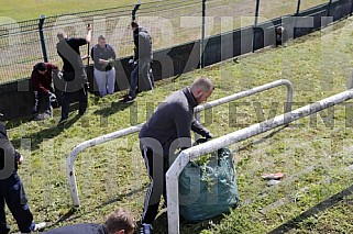 Subbotnik im Sportforum Berlin Stadion , Arbeitseinsatz