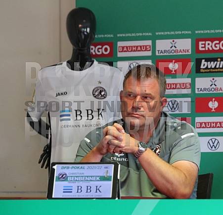Pressekonferenz BFC Dynamo - VfB Stuttgart,1.Runde DFB Pokal