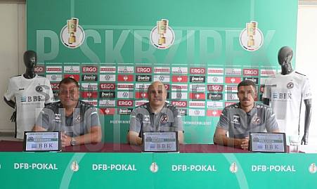Pressekonferenz BFC Dynamo - VfB Stuttgart,
1.Runde DFB Pokal Pressekonferenz BFC Dynamo - VfB Stuttgart,
1.Runde DFB Pokal