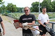 Arbeitseinsatz im Sportforum Berlin im Stadion