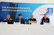 Pressekonferenz vor dem Pokalfinale