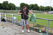 Arbeitseinsatz im Sportforum Berlin im Stadion