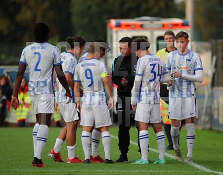 9.Spieltag Hertha BSC U23 - BFC Dynamo,