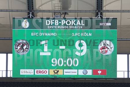 BFC Dynamo - 1.FC Köln ,1.Runde DFB Pokal
