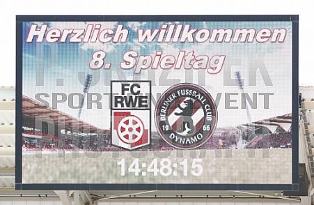 8.Spieltag Rot-Weiß Erfurt - BFC Dynamo,