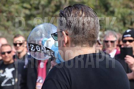 29.Spieltag BSG Chemie Leipzig - BFC Dynamo , Mike Polley Trauermarsch