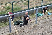 Arbeitseinsatz im Sportforum Berlin im Stadion