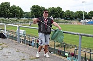 Arbeitseinsatz im Sportforum Berlin im Stadion