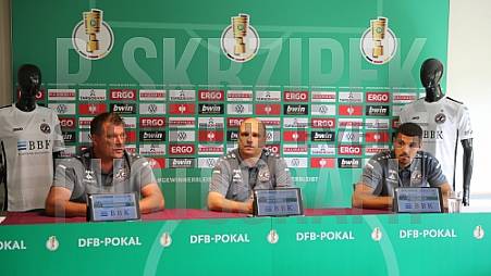 Pressekonferenz BFC Dynamo - VfB Stuttgart,1.Runde DFB Pokal