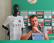 Pressekonferenz BFC Dynamo - VfB Stuttgart,1.Runde DFB Pokal