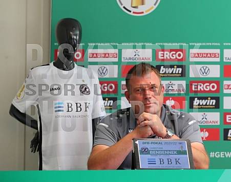 Pressekonferenz BFC Dynamo - VfB Stuttgart,1.Runde DFB Pokal