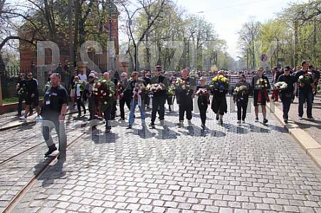 29.Spieltag BSG Chemie Leipzig - BFC Dynamo , Mike Polley Trauermarsch