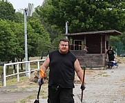 Arbeitseinsatz im Sportforum Berlin im Stadion