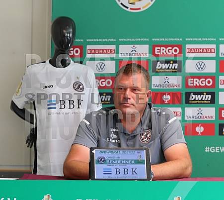 Pressekonferenz BFC Dynamo - VfB Stuttgart,1.Runde DFB Pokal