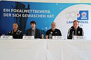 Pressekonferenz vor dem Pokalfinale