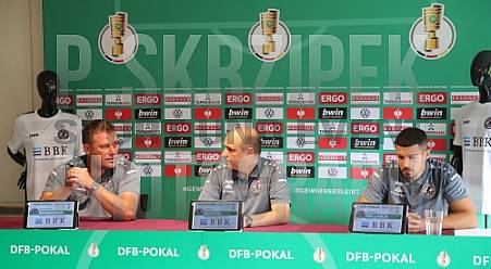 Pressekonferenz BFC Dynamo - VfB Stuttgart,1.Runde DFB Pokal