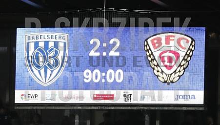 23.Spieltag SV Babelsberg 03 - BFC Dynamo
