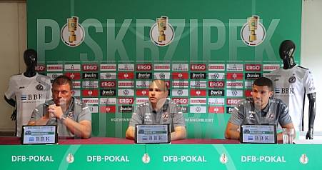 Pressekonferenz BFC Dynamo - VfB Stuttgart,1.Runde DFB Pokal