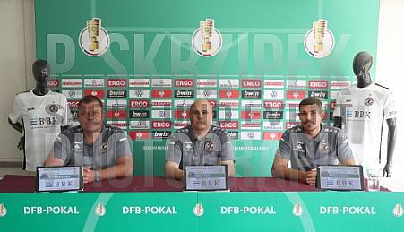 Pressekonferenz BFC Dynamo - VfB Stuttgart,1.Runde DFB Pokal