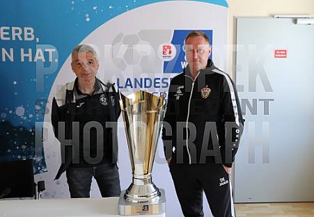 Pressekonferenz vor dem Pokalfinale