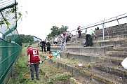 Arbeitseinsatz im Sportforum Berlin im Stadion