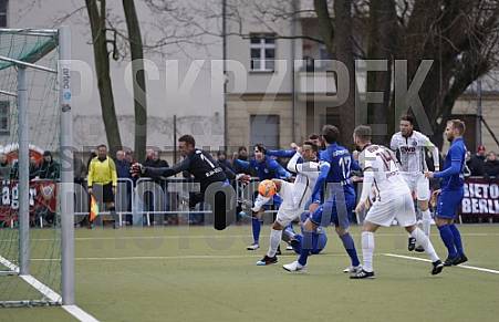 Viertelfinale AOK Landespokal ,Sp.Vg. Blau-Weiß 1890 - BFC Dynamo  ,