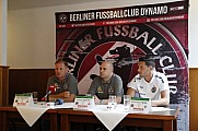 Pressekonferenz im Maredo am Hackischen Markt BFC Dynamo - 1.FC Köln ,1.Runde DFB Pokal