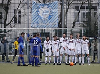 Viertelfinale AOK Landespokal ,Sp.Vg. Blau-Weiß 1890 - BFC Dynamo  ,