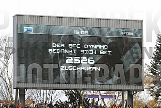 15.Spieltag BFC Dynamo - 1.FC Lokomotive Leipzig